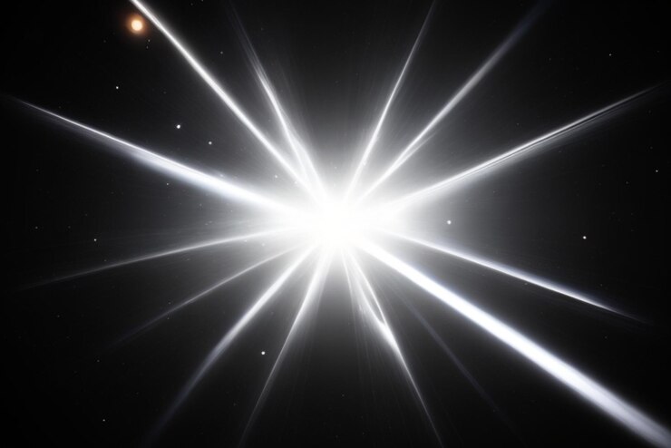 una estrella que está en el cielo