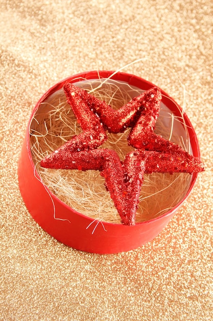 Estrella roja de navidad