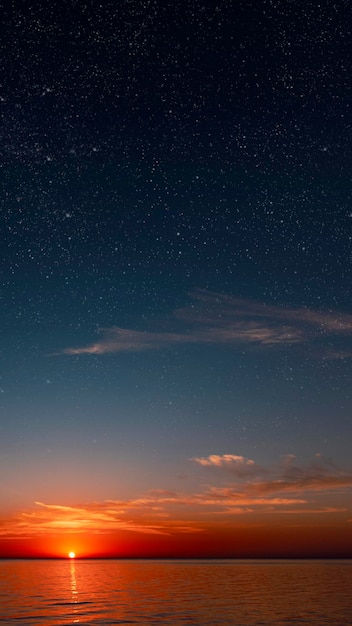 Las estrellas brillan en la Nochebuena de Jesucristo