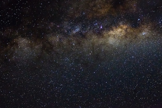 Estrellas y galaxia espacio ultraterrestre cielo noche universo negro fondo estrellado de starfield brillante