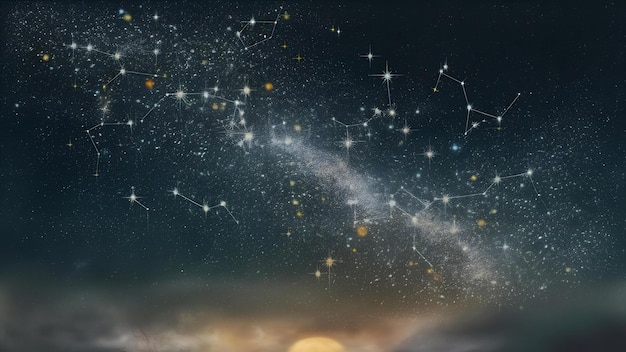 Las estrellas llenan el cielo
