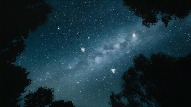 Las estrellas llenan el cielo