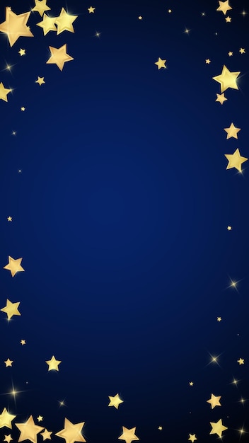 Estrellas mágicas superpuestas por vectores Estrellas doradas dispersas