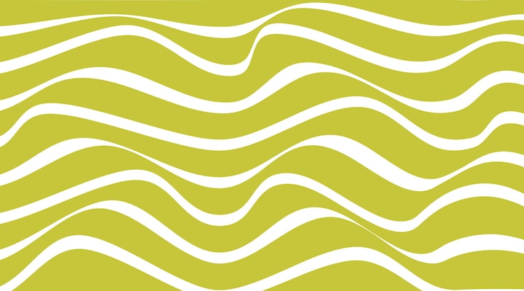 Foto estribos abstratos linha de onda amarela fundo ilustração vetorial