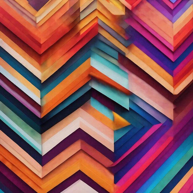 Foto estribos geométricos abstratos criativos fundo desfocado vívido borrado papel de parede colorido