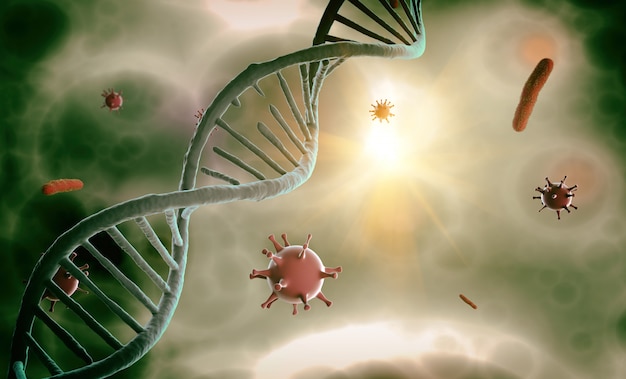 Estructura de ADN y virus, antecedentes