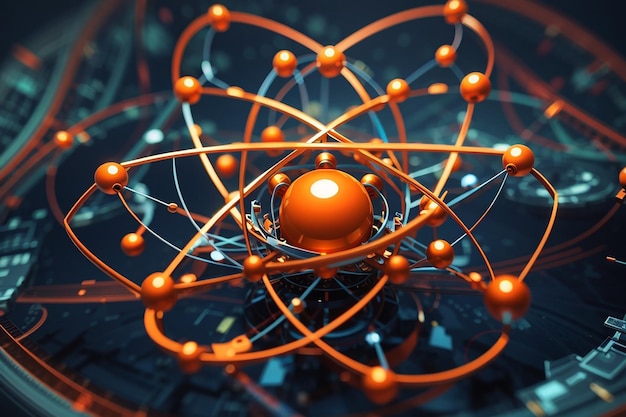 Foto estructura atomica