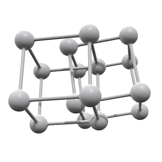 Estructura de conexión de la red de moléculas