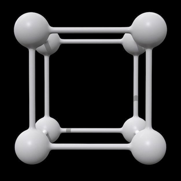 Estructura de conexión de la red de moléculas