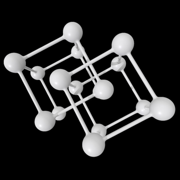 Estructura de conexión de la red de moléculas