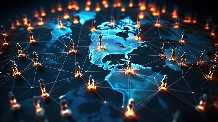 Estructura empresarial global de las redes Generative Ai
