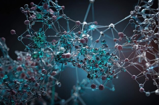 Estructura del modelo molecular de colores