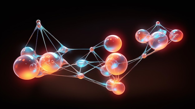 Foto estructura molecular