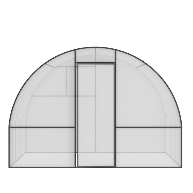 Estrutura de construção de estufa