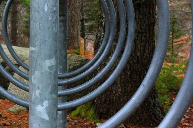 Estrutura metálica no parque