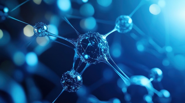 Estrutura molecular abstrata