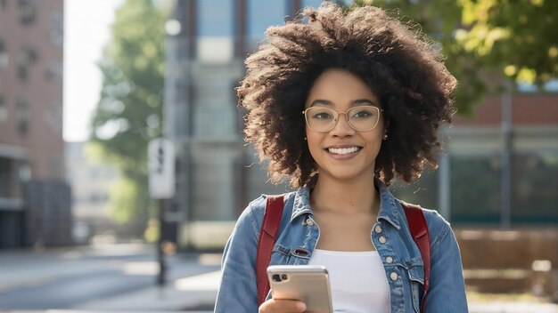 Foto estudante afro-americano