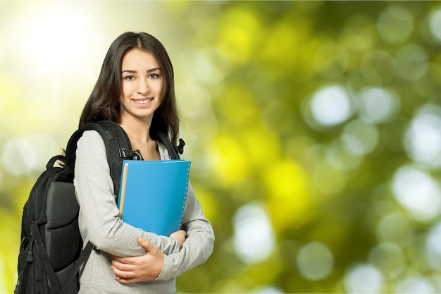 Estudante bonita