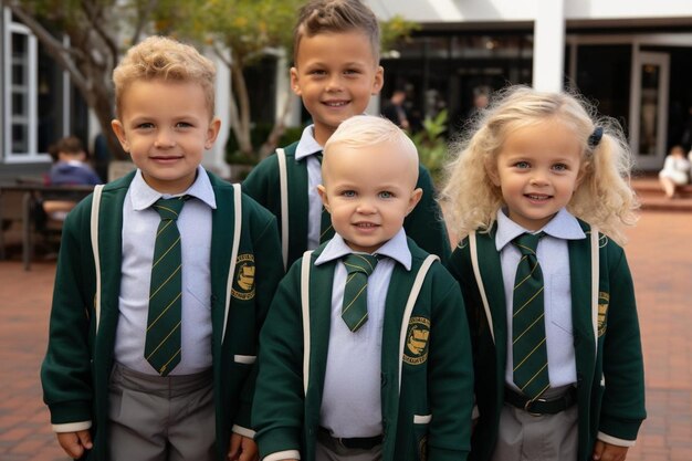 Estude estrelas brilhando na escola foto de volta à escola