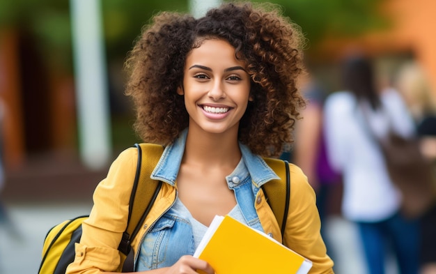 estudiante africana