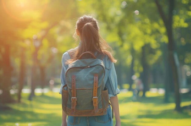 estudiante con mochila estudiante