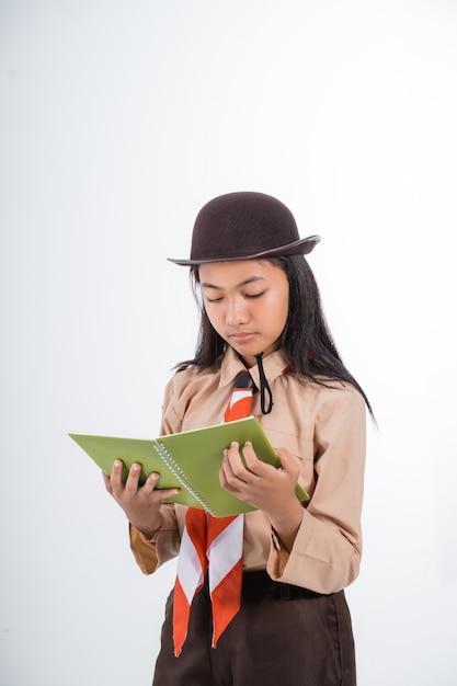 Estudiante de secundaria de Indonesia