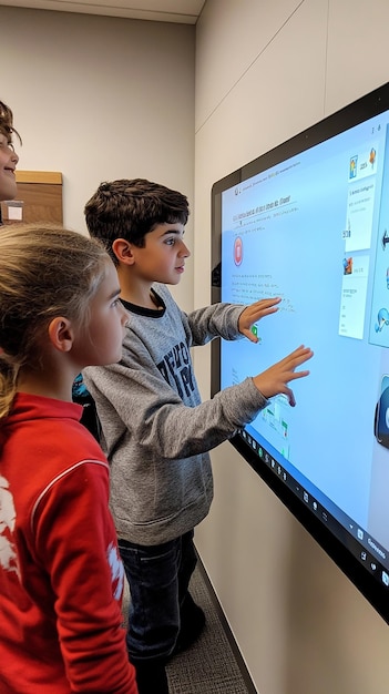 Estudiantes involucrados en un taller de codificación interactivo