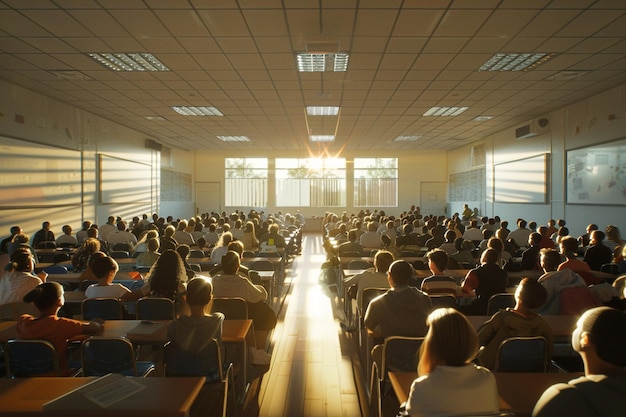 Los estudiantes organizan una asamblea sorpresa en honor a t