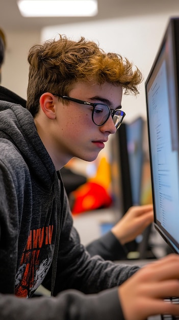 Estudio de codificación avanzado con tecnología de vanguardia