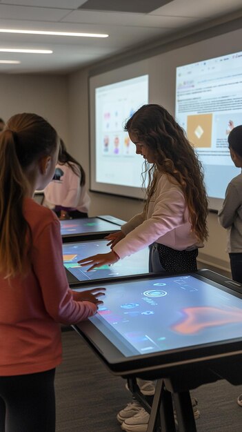 Estudio de codificación inteligente con superficie interactiva