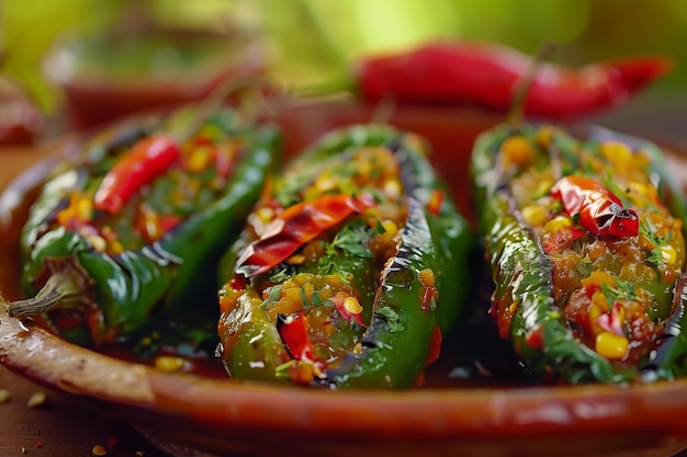 Foto estúdio de fotos de picture perfect chiles rellenos