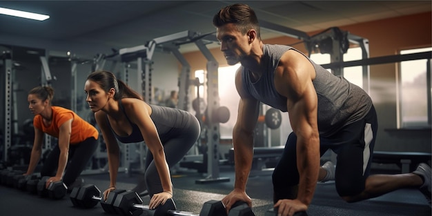 estúdio de ginástica para treinamento físico