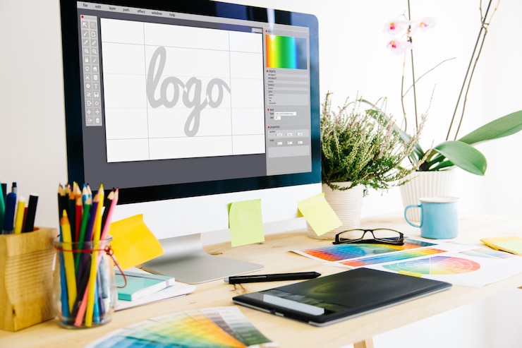 Foto estudio de diseño gráfico