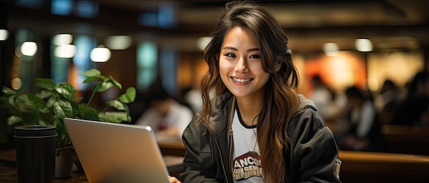 Estudio de estudiante joven en la biblioteca de la escuela