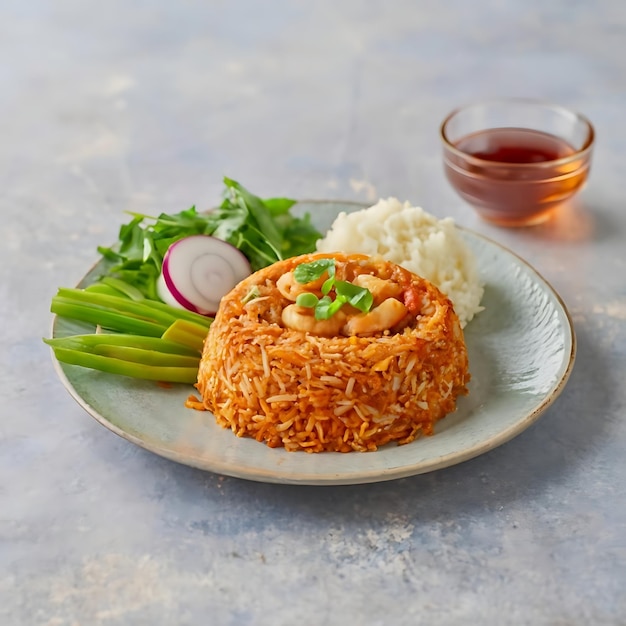 estudio de fotografía de comida de nasi uduk