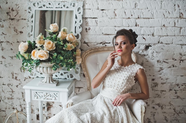 Foto estudio de fotografía de vestidos femeninos 2597