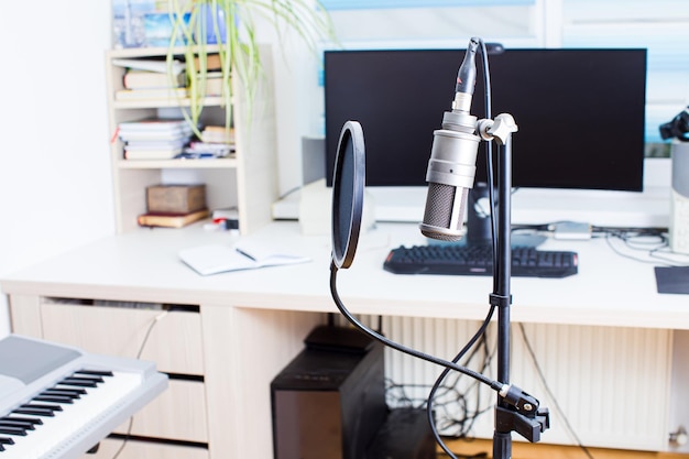 Foto estudio para grabar música de calidad en casa