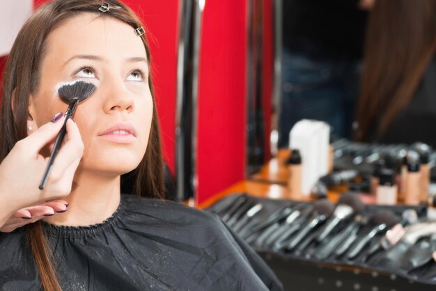 Foto estudio de maquillaje