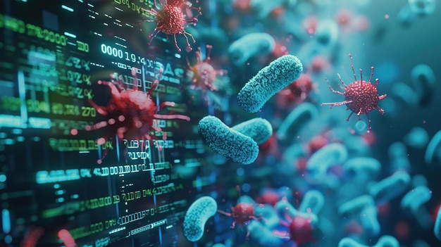 Estudio en profundidad de muestras microbiológicas de resistencia a los antibióticos y datos moleculares en pantalla