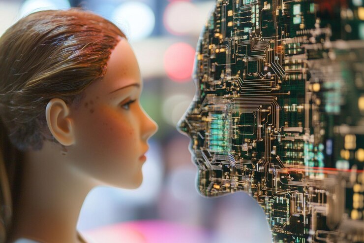 Foto estudio del rendimiento del modelo de aprendizaje automático ar generativo ai