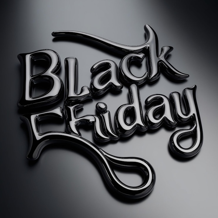 Foto estupendos efectos de texto del viernes negro diseños llamativos para sus promociones