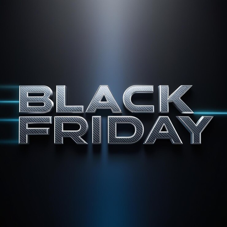 Foto estupendos efectos de texto del viernes negro diseños llamativos para sus promociones