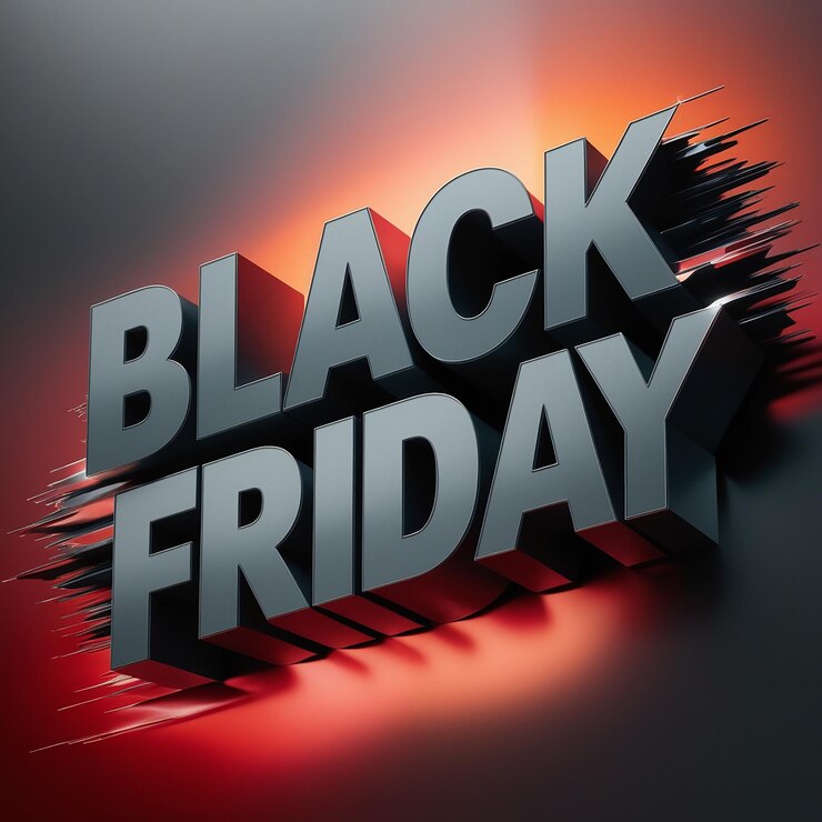 Foto estupendos efectos de texto del viernes negro diseños llamativos para sus promociones