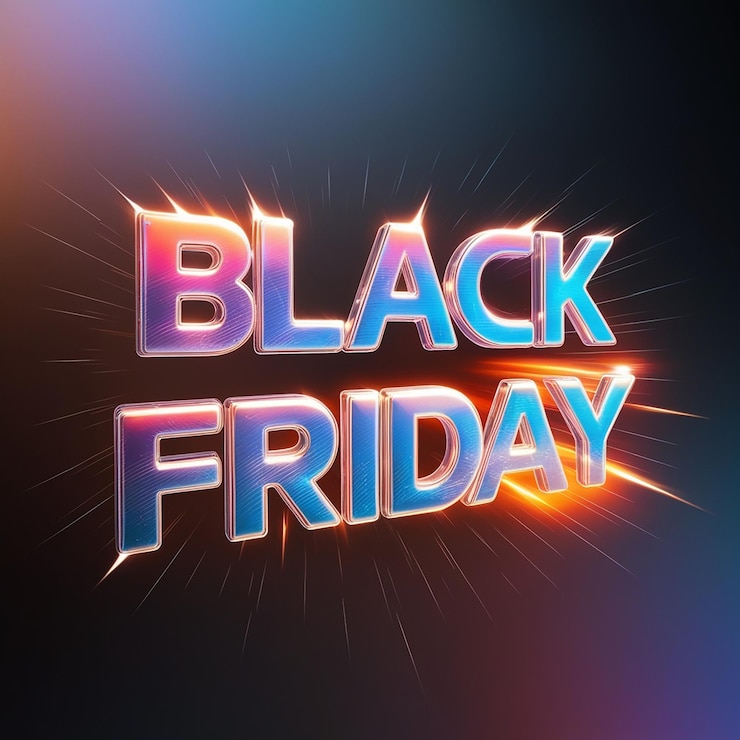 Foto estupendos efectos de texto del viernes negro diseños llamativos para sus promociones