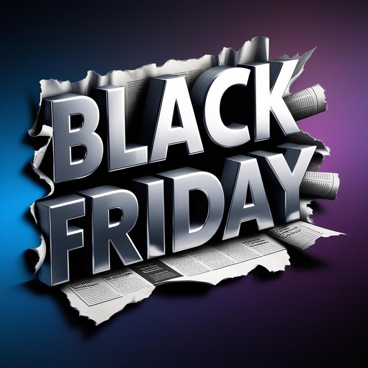 Foto estupendos efectos de texto del viernes negro diseños llamativos para sus promociones
