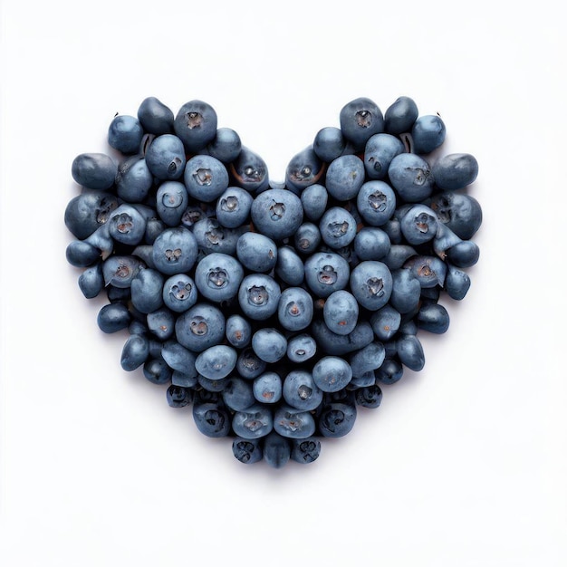 Eternal Delight Blueberries039 Magia en forma de corazón con IA generativa
