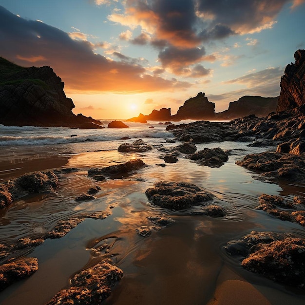 Eternal Tides Beach Landschaft Foto