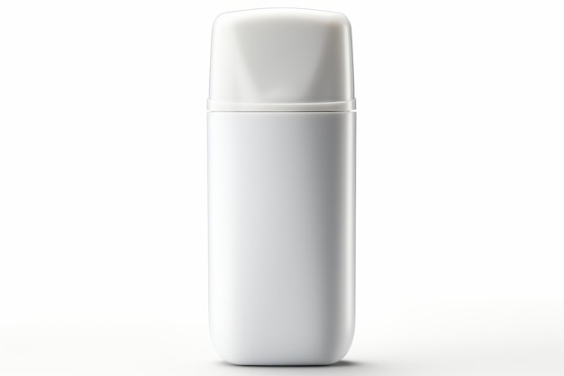 Foto ethereal elixir eine weiße flasche und kappe in harmonie auf weißem oder png-transparentem hintergrund