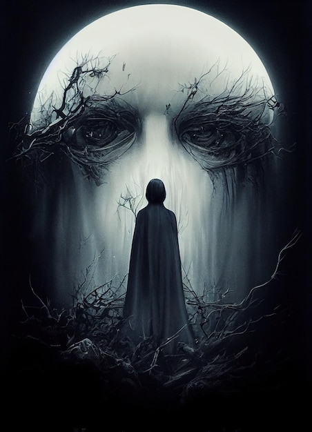 Ethereal Guardians Porträt der Nachtwächter in einem Horrorfilmplakat