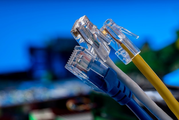 Ethernet para la transferencia de datos por Internet de la world wide web